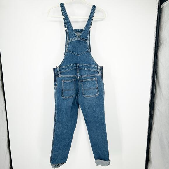 Old Navy Womens Elastic Side Maternity Straight Jeans Denim Overalls Size 2 Blue - Picture 10 of 10